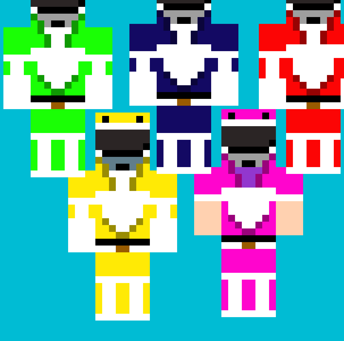 Pixilart - power rangers by Nalu54