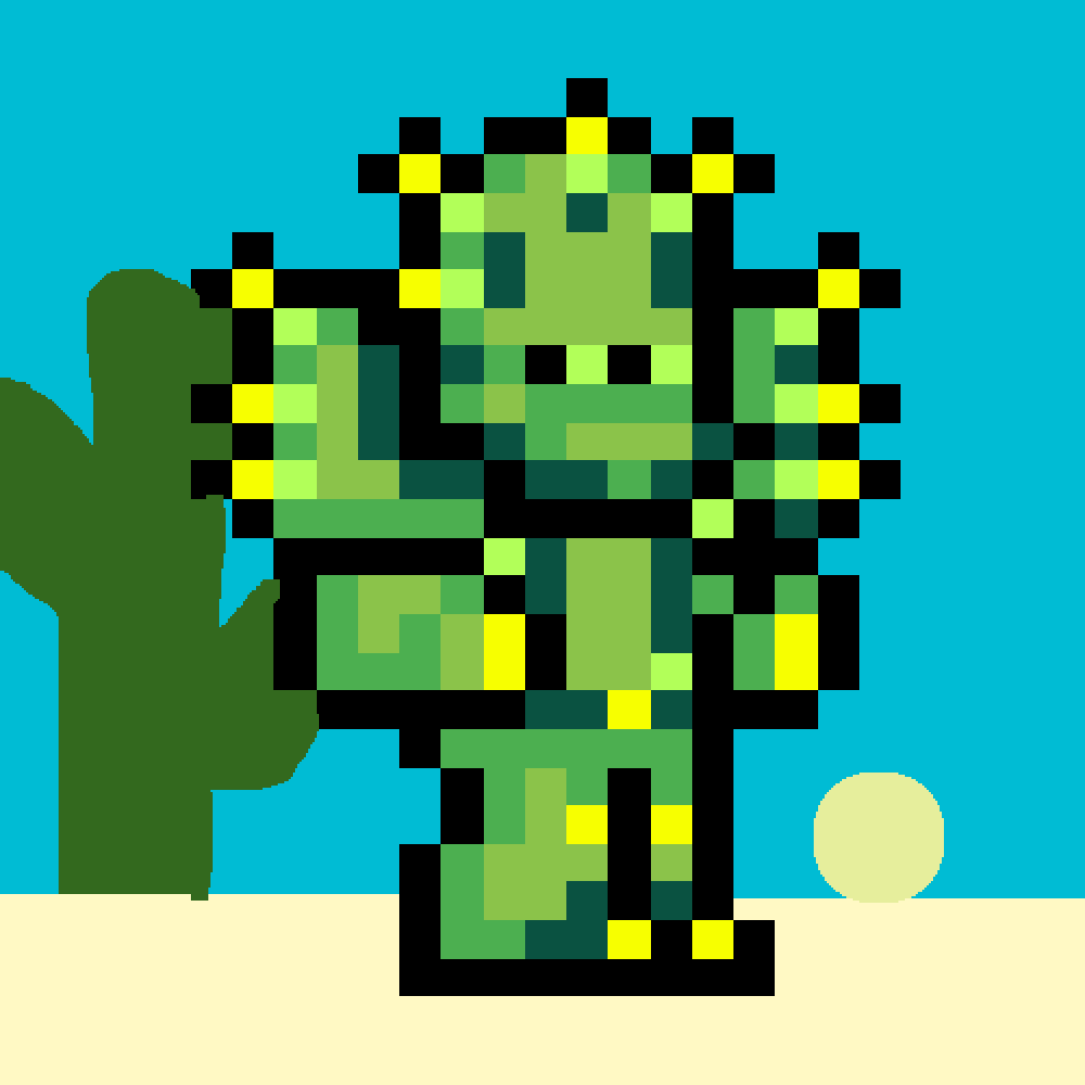 Pixilart - bigger cactus armor by deadanger