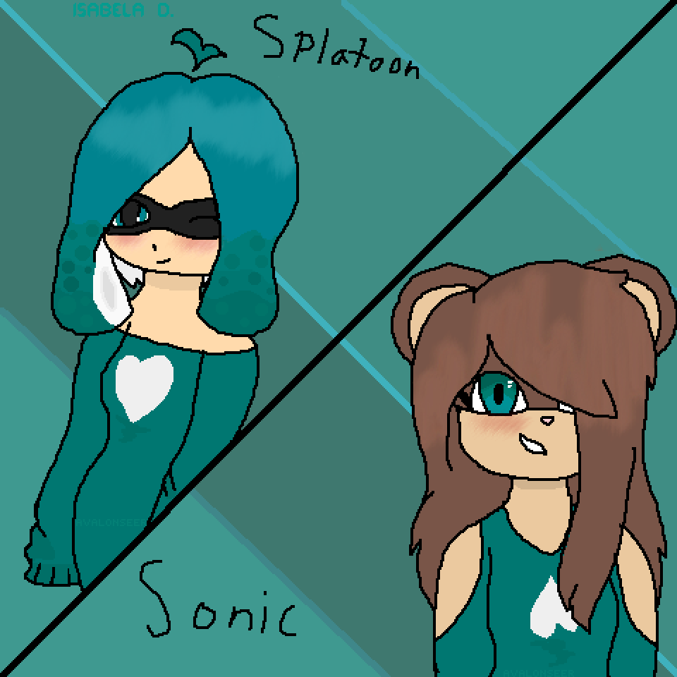 Pixilart Drawing two art styles (I tried) by AvalonSeer