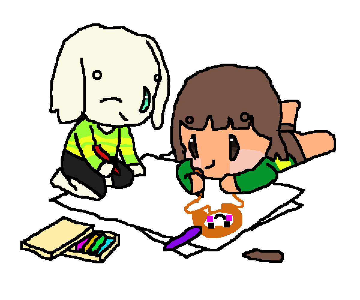 Pixilart Chara And Asriels Past By Inhale Pixilart Chara And Asriels Past By Inhale