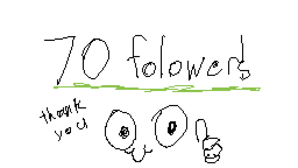 Pixilart Thank You For 70 Followers By Tenderheart676