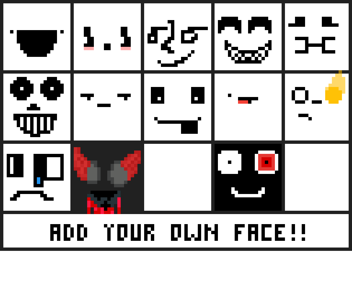 Editing Draw your own face!! Free online pixel art drawing tool Pixilart