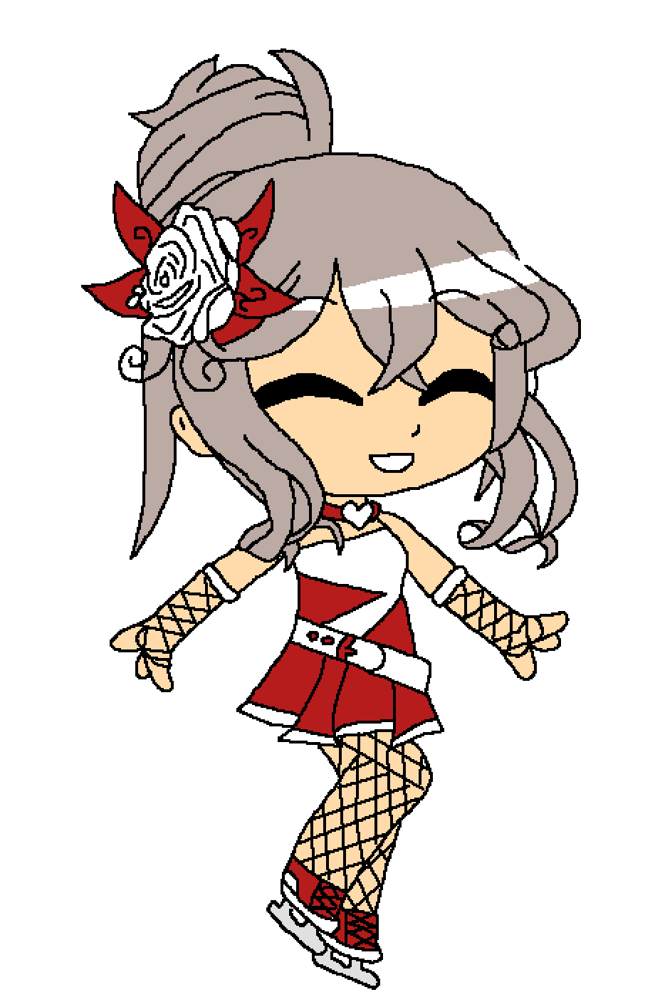 Pixilart RaInBoW iCe sKatE gAchA by esantiag