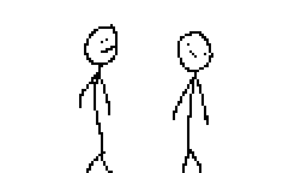 pixilart stick people slap fight by jetrofander