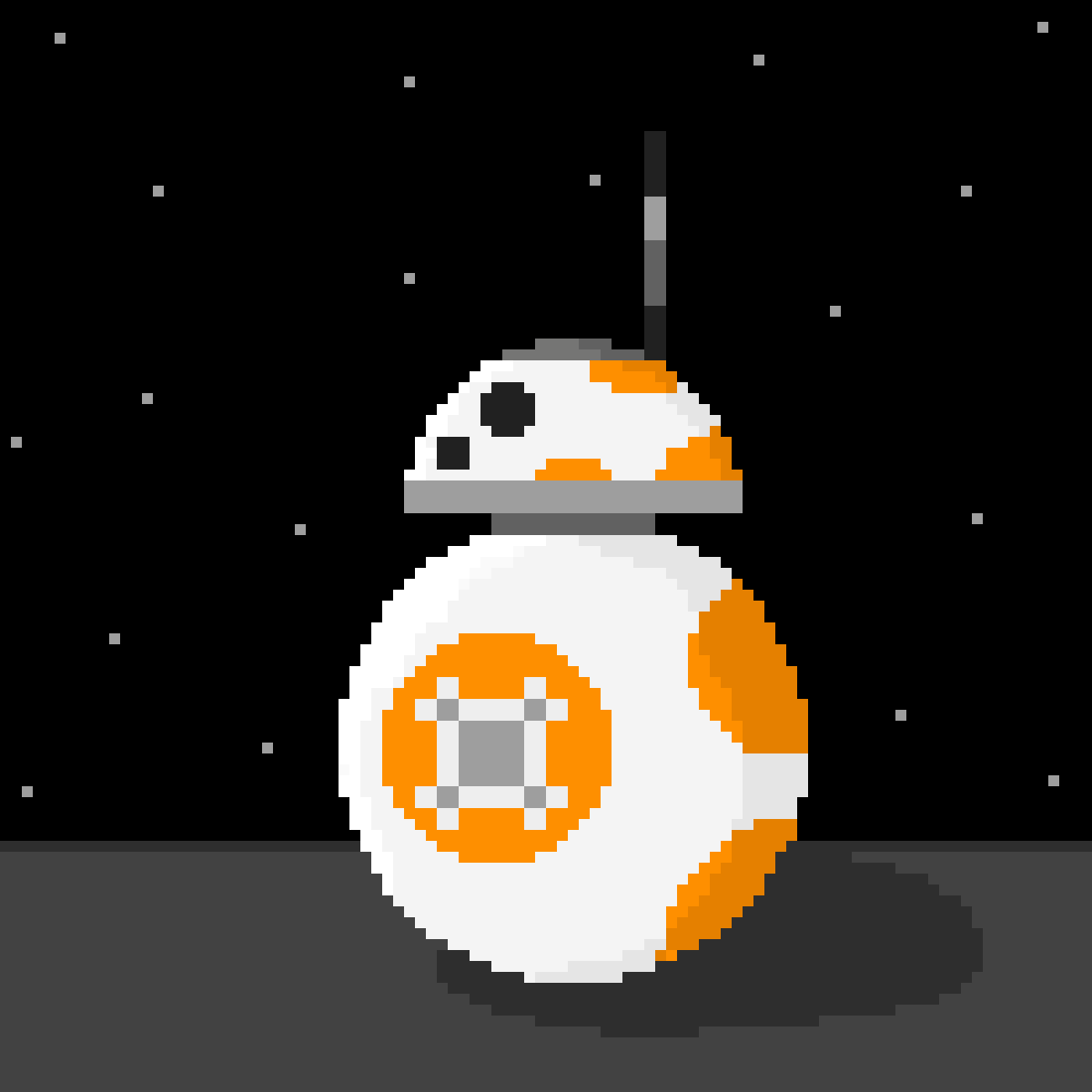 Pixilart BB8 by BettySpaghetti