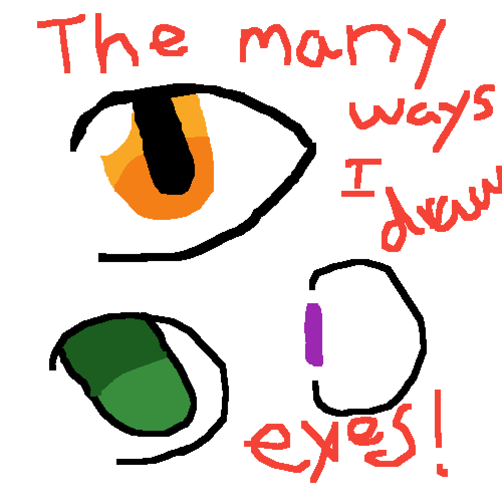 Just The Many Ways I Draw Eyes Just The Many Ways I Draw Eyes