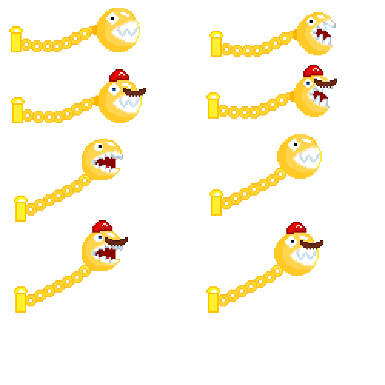 Pixilart Chain chomp sprites 2 by AstroPuff