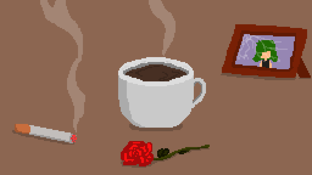 Pixilart Coffee and cigarettes are my only escape... by Duckssaur