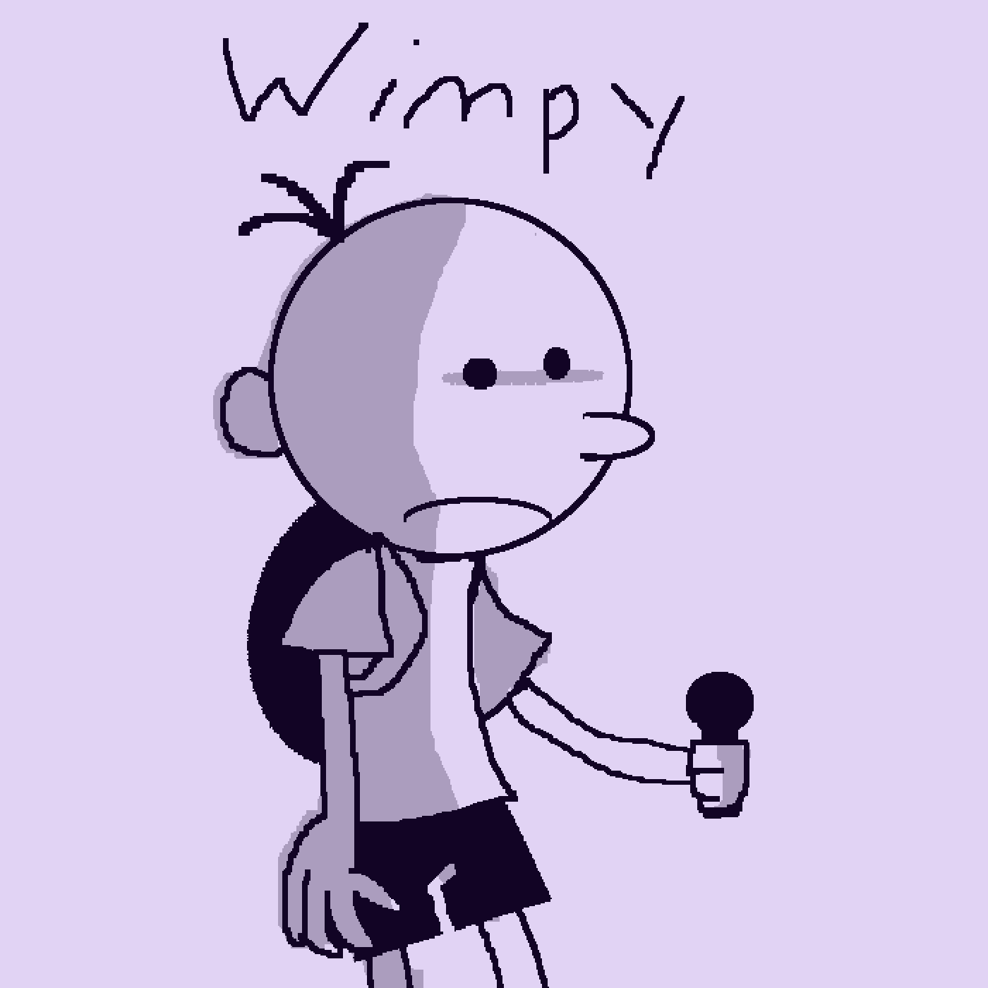 Pixilart Greg Heffley by Sarvente