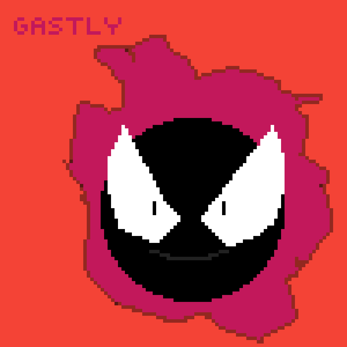 pixilart gastly by voltic