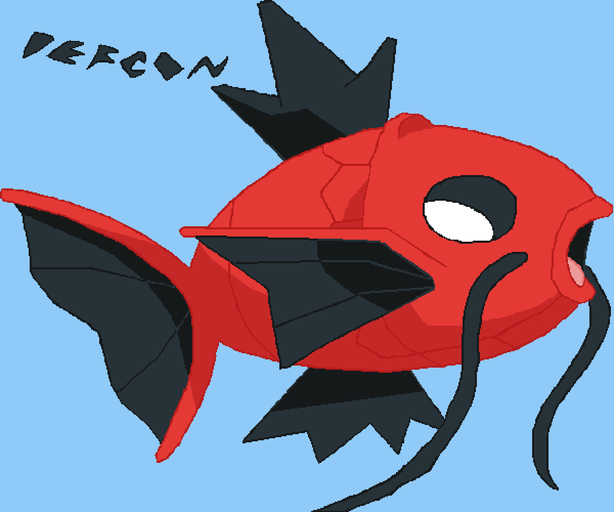 Pixilart - magikarp by Defcon