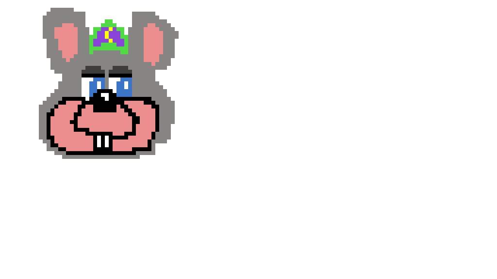 Editing Chuck E. Cheese Free online pixel art drawing tool Pixilart