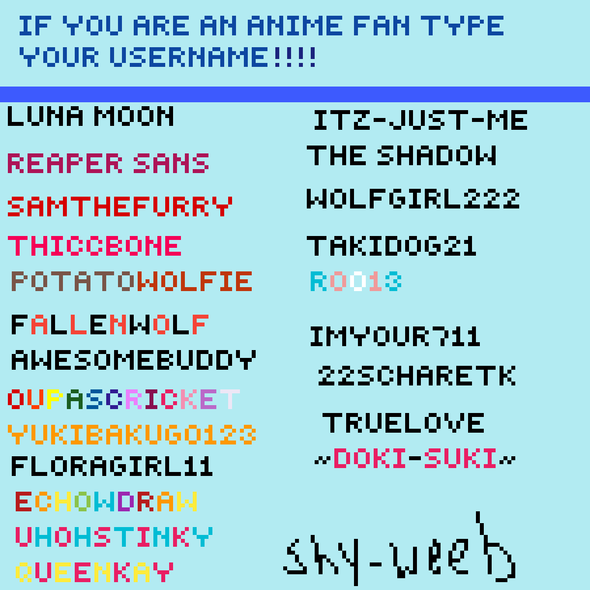 Types Of Anime Fangirls