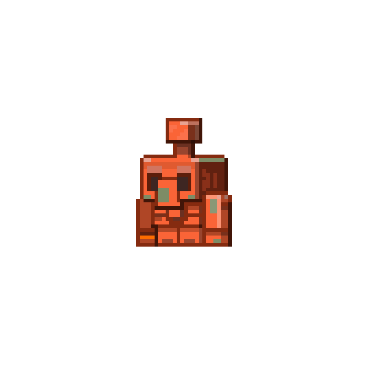 Pixilart Copper golem test by RVDABZ
