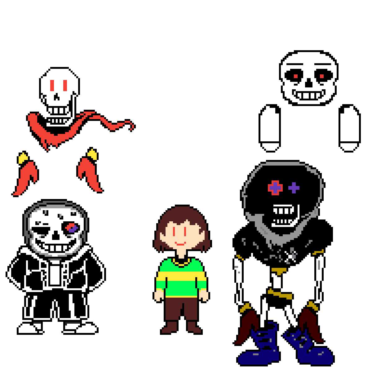 Dusttale and IDKdust by Adrianoow