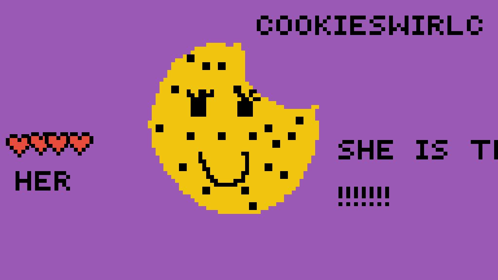Pixilart cookieswirlc by zainab
