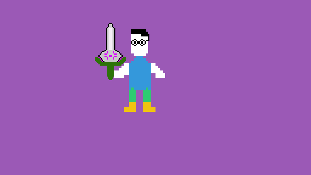 Pixilart character_roman with Sword Attack GIF by arealgingergod