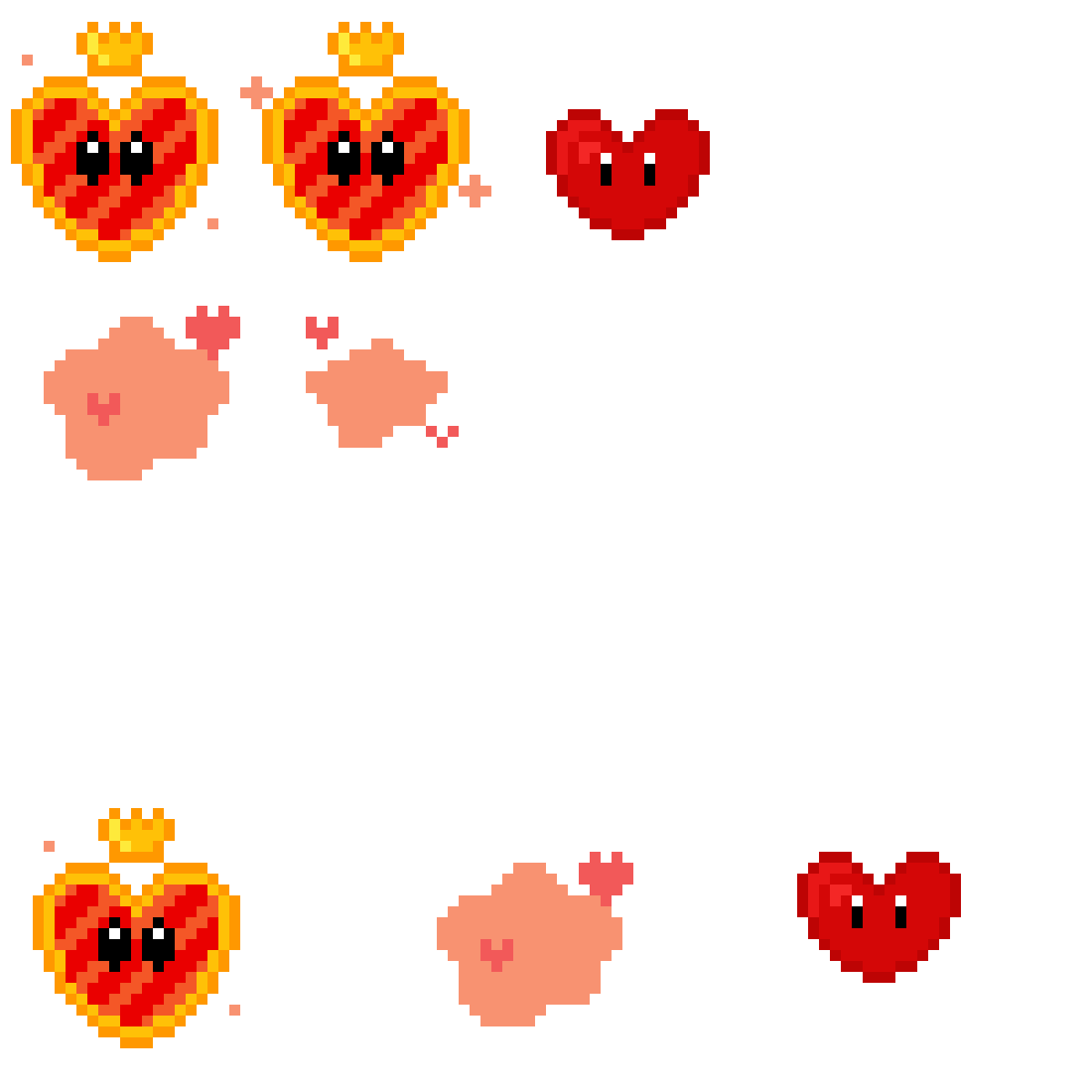Pixilart - Life up Heart Sprites by MrBowser