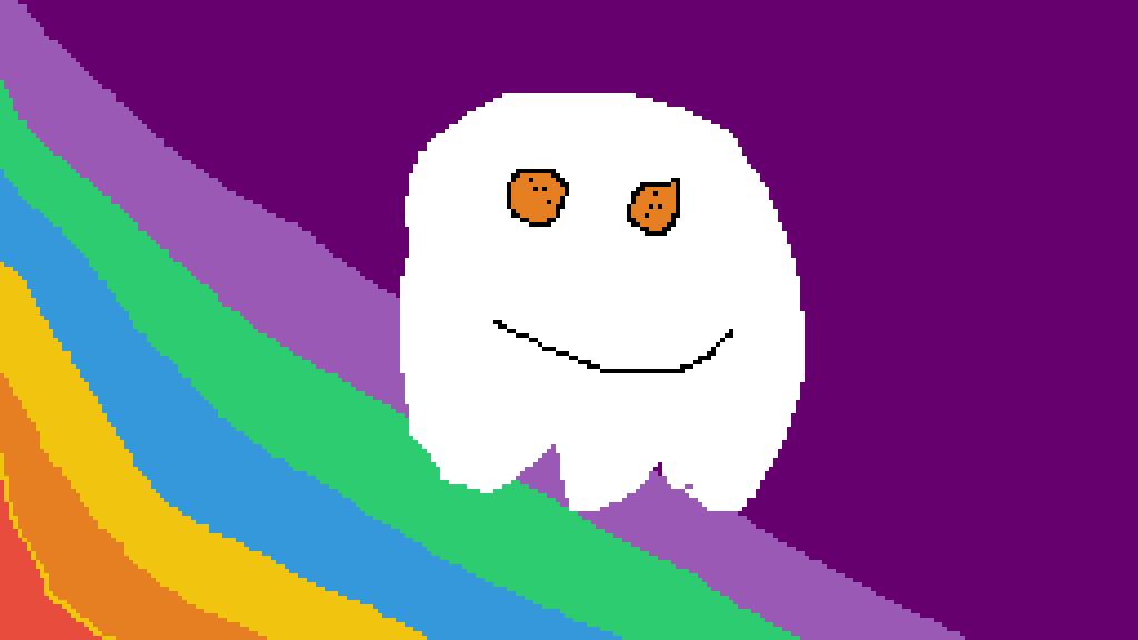 Pixilart - rainbow ghosts by Alphapigmaster
