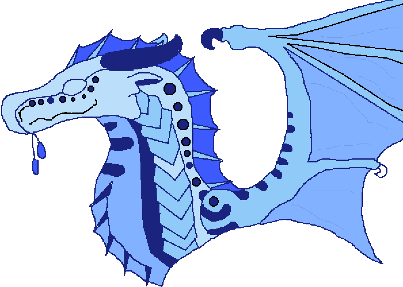 Editing wings of fire Free online pixel art drawing tool Pixilart