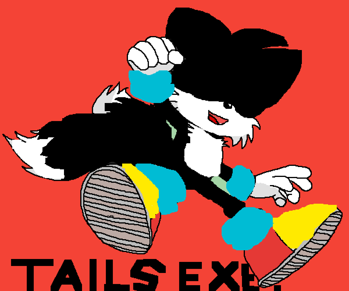 Edición powered up tails exe - Herramienta gratuita de dibujo en línea ...