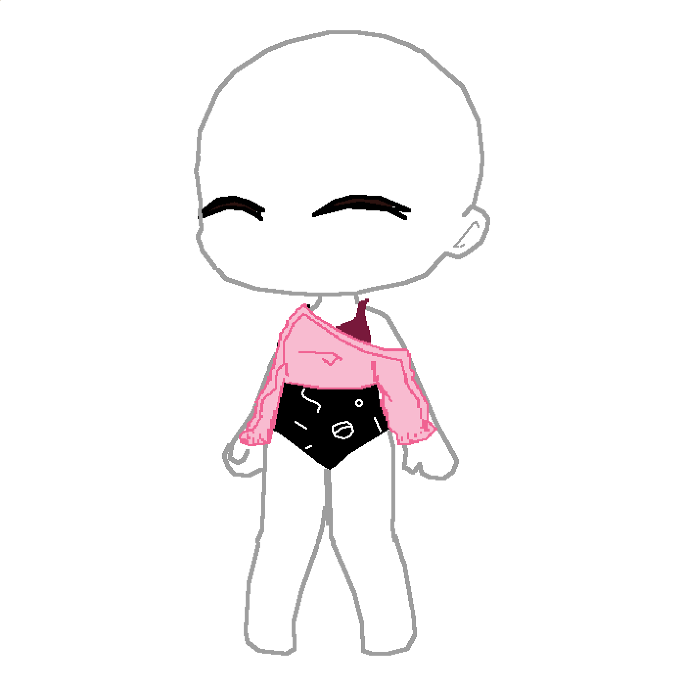 Editing Gacha Mannequin Free online pixel art drawing tool Pixilart