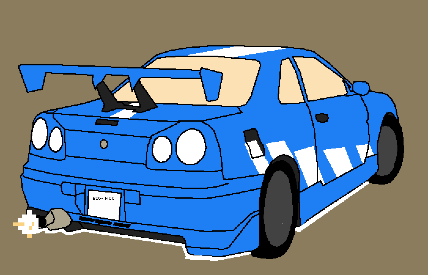 Pixilart - cool car by Big-woo, image size:1400x900