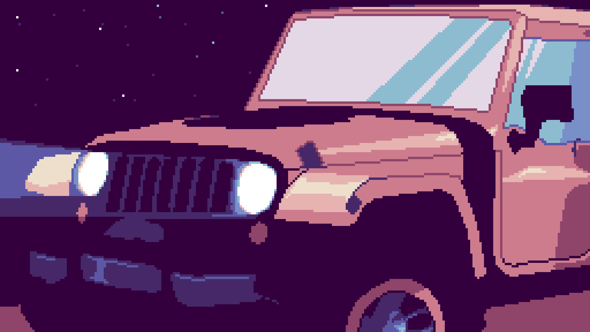 Jeep Pixel Art