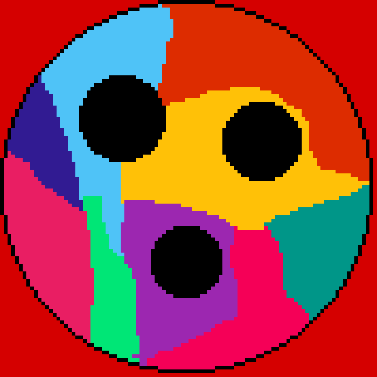 Pixilart - rainbow bowling ball by dramatic-cat
