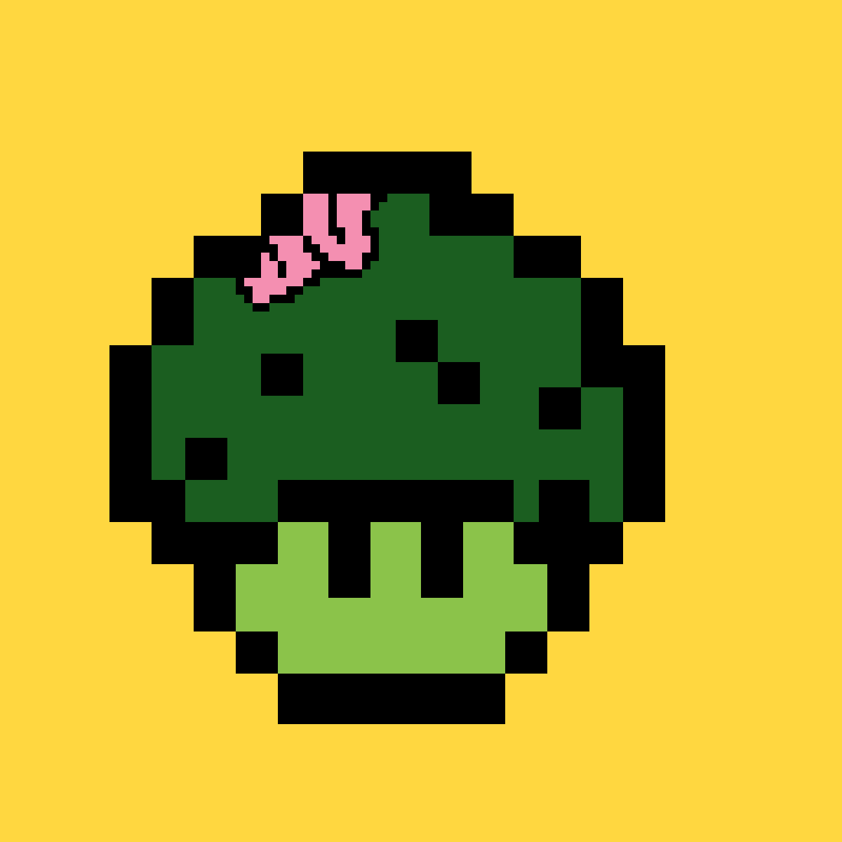 pixilart zombie mushroom by