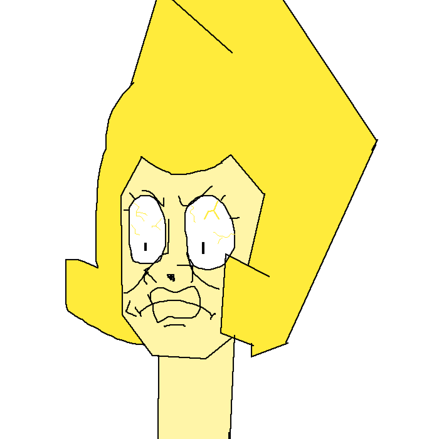 Pixilart yellow diamond by TheHolyPeanut