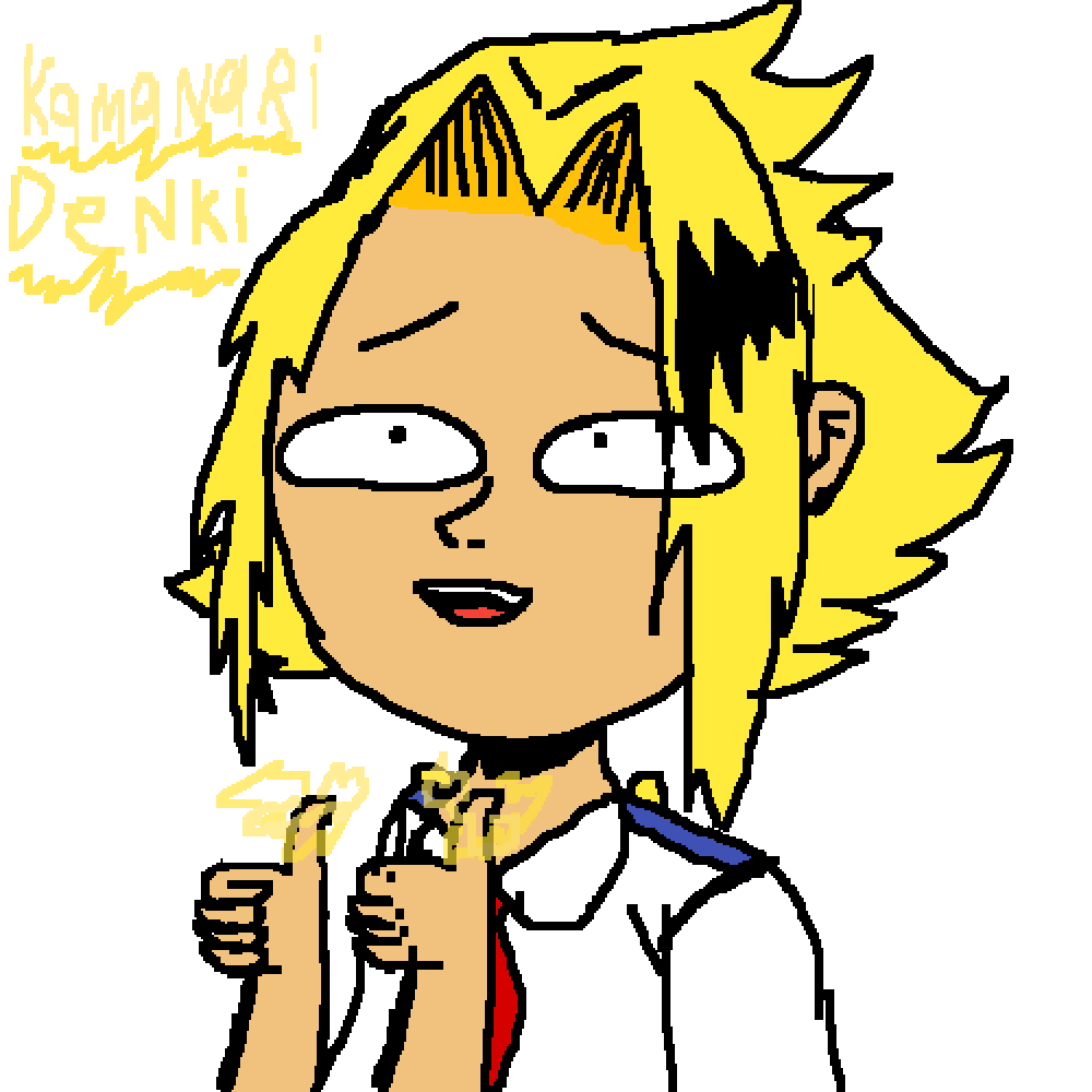 Pixilart - Kaminari Denkie by VivaXisLivie