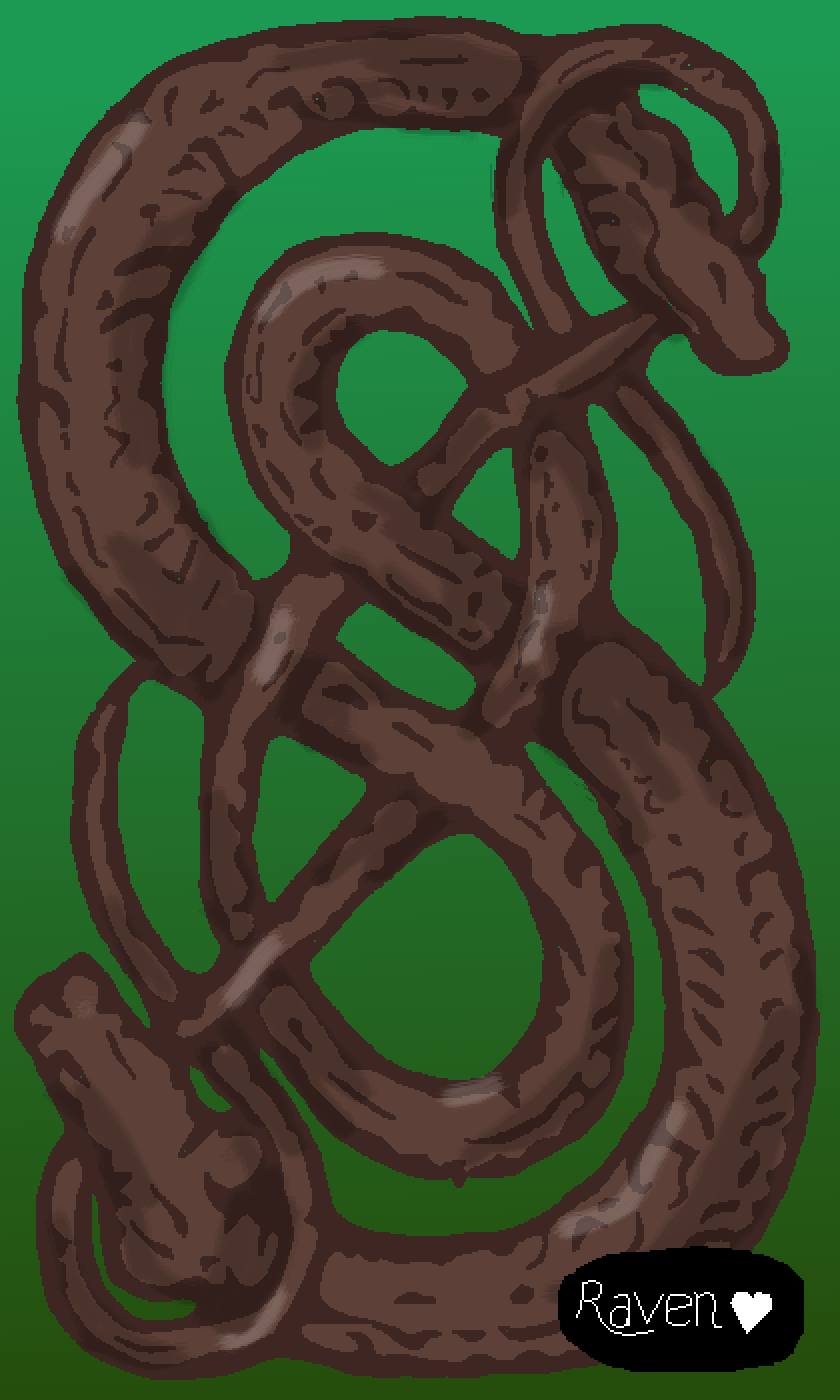 Pixilart - snakes of urnes by RavenWithAPen