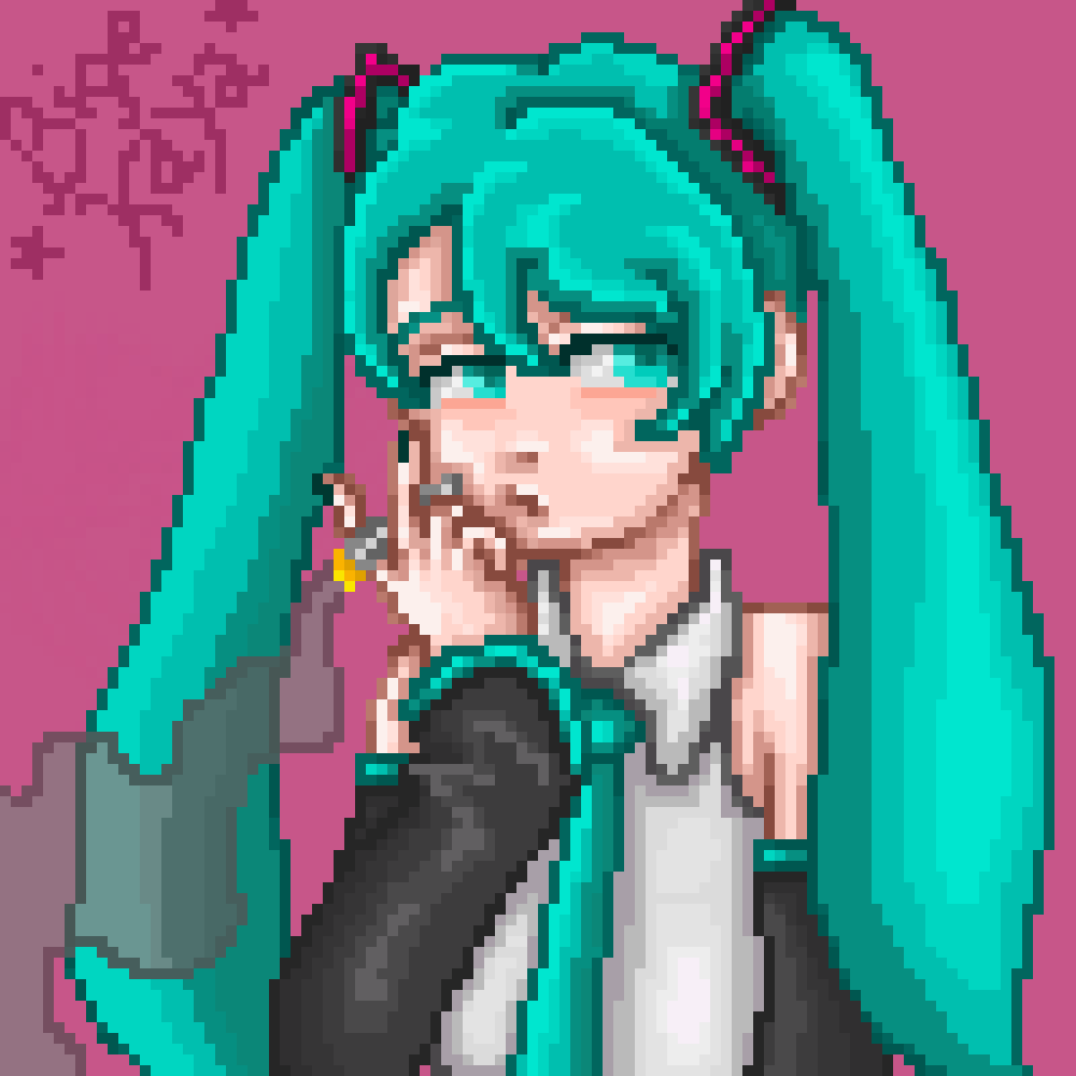 hatsune miku cigarette Pixilart