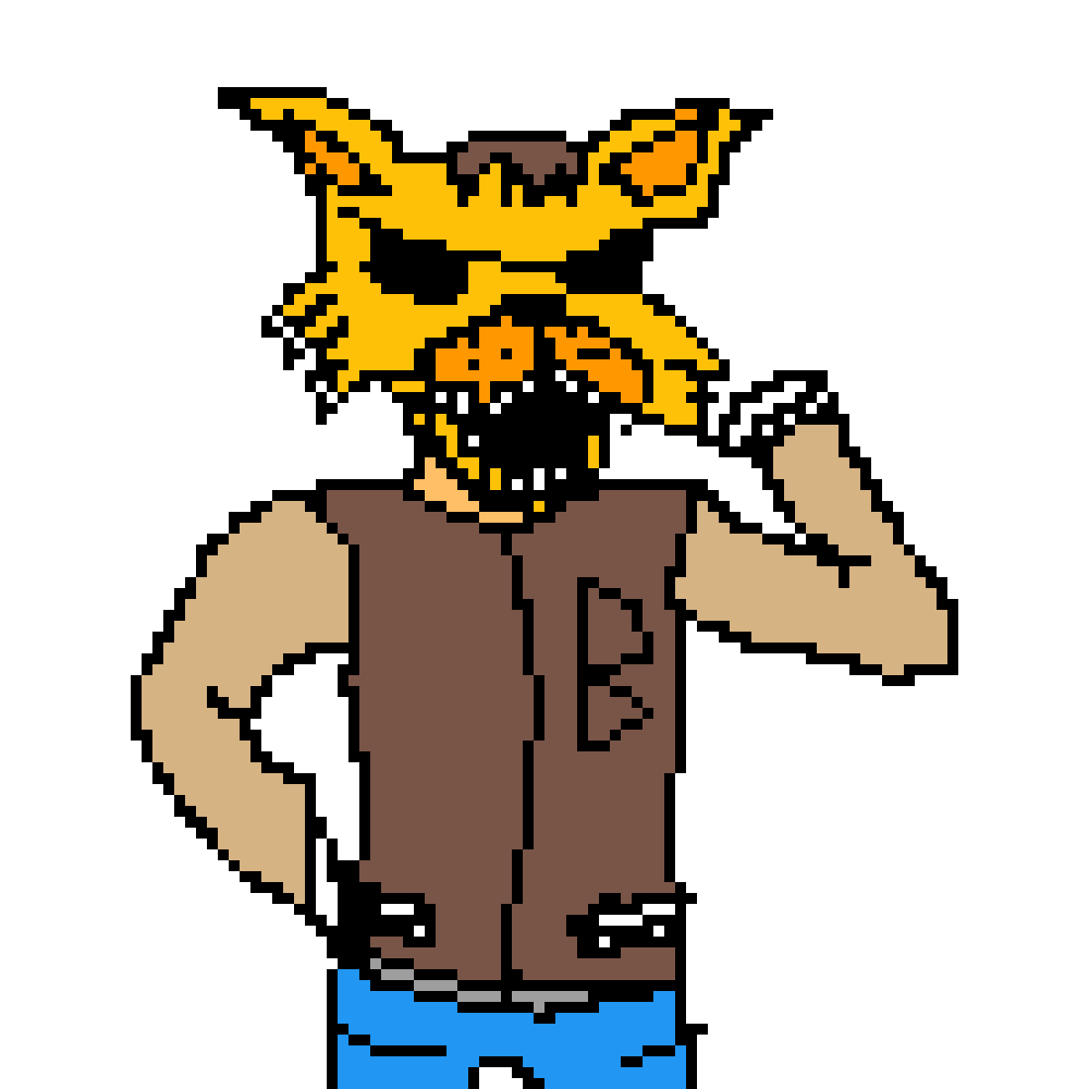 Pixilart - tony hotline miami pixel art by Anonymous