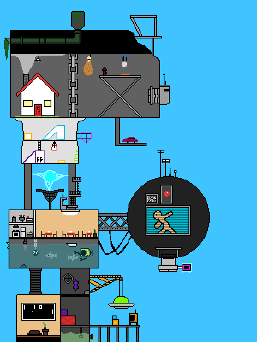 Random Object Tower Pixilart - Tower of Random by GoNorSomething