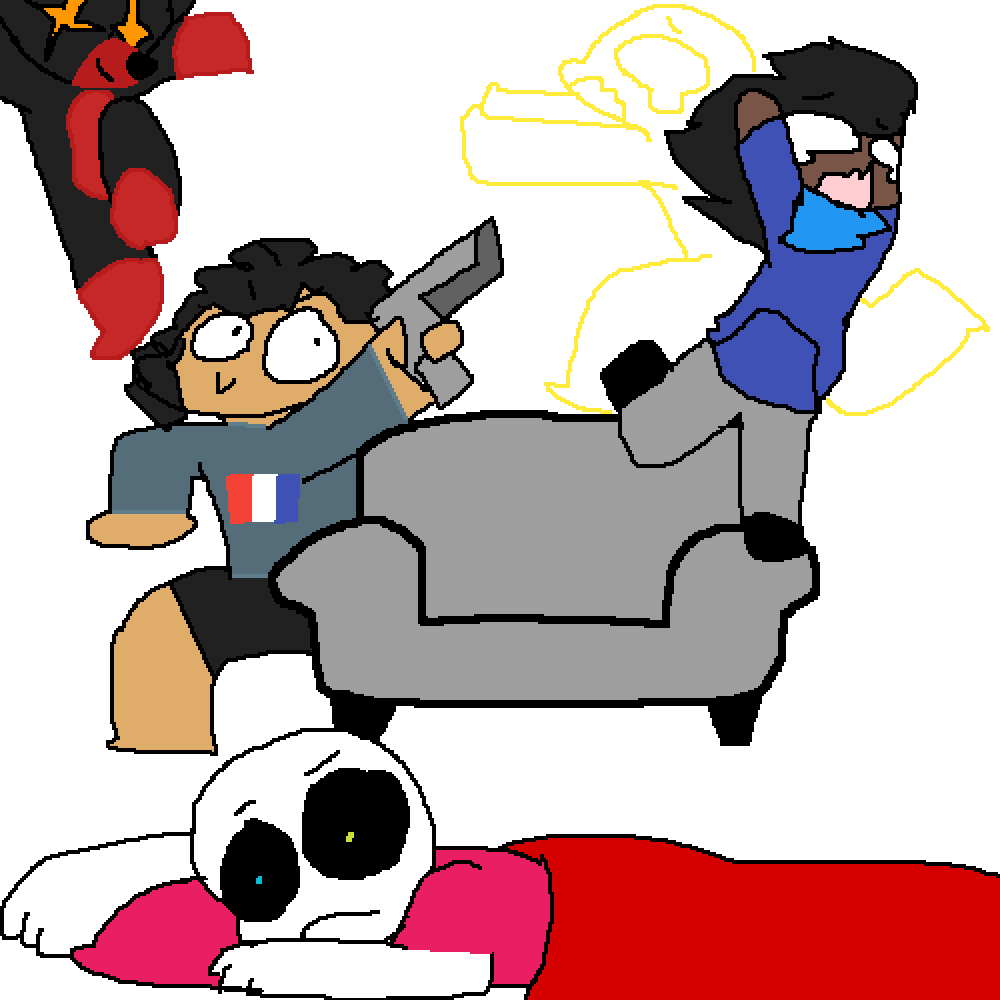 Pixilart fIGhT mE by discinnit