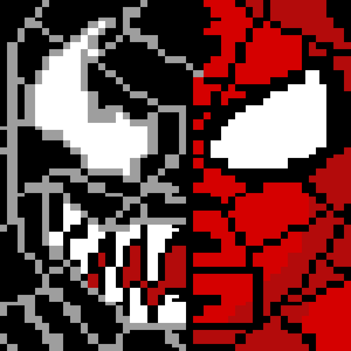 Pixilart - spiderman and venom by Saad-ghaffar04