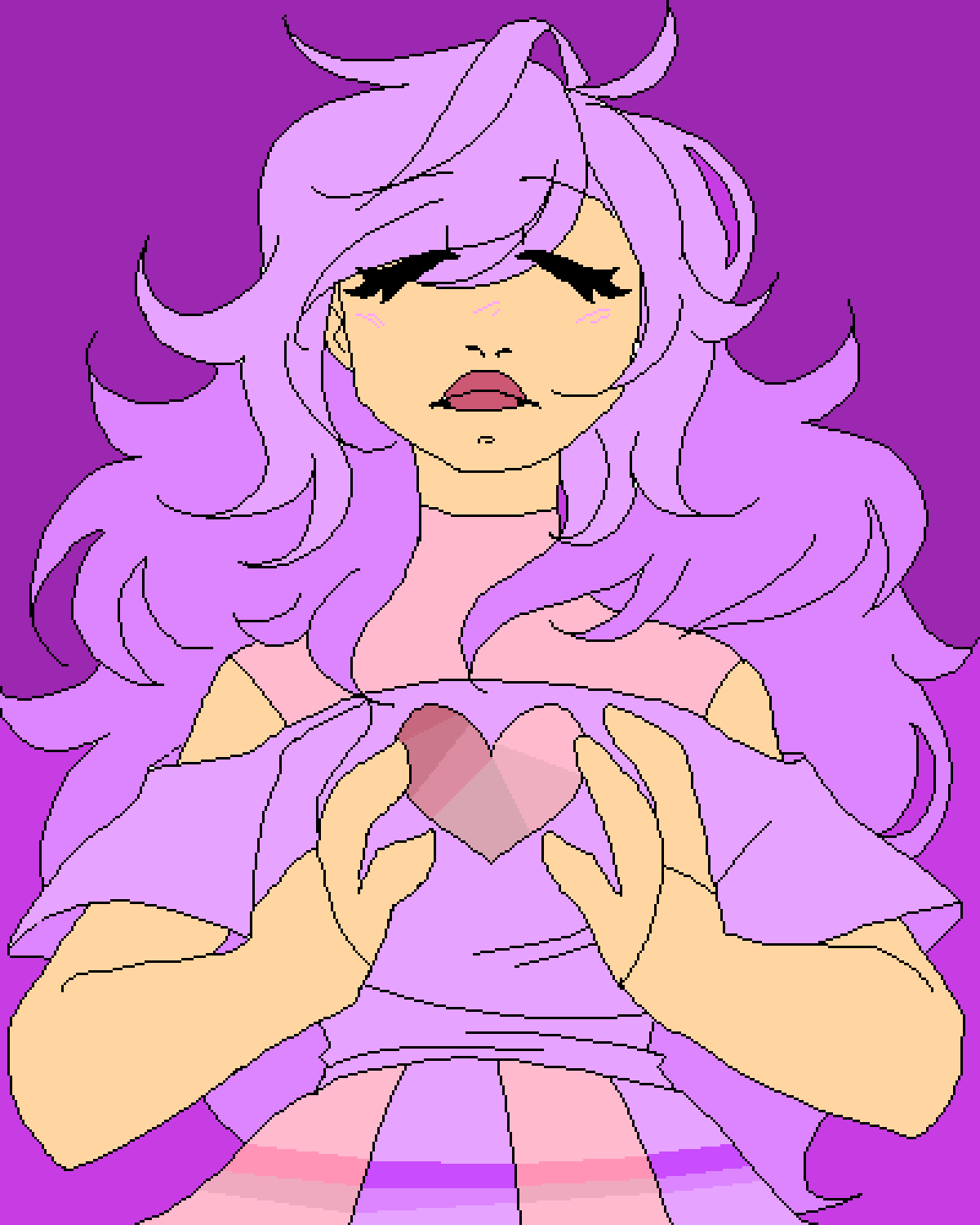 Pixilart NOT MY BASE Cute Girl By W31rdc0r3f4n