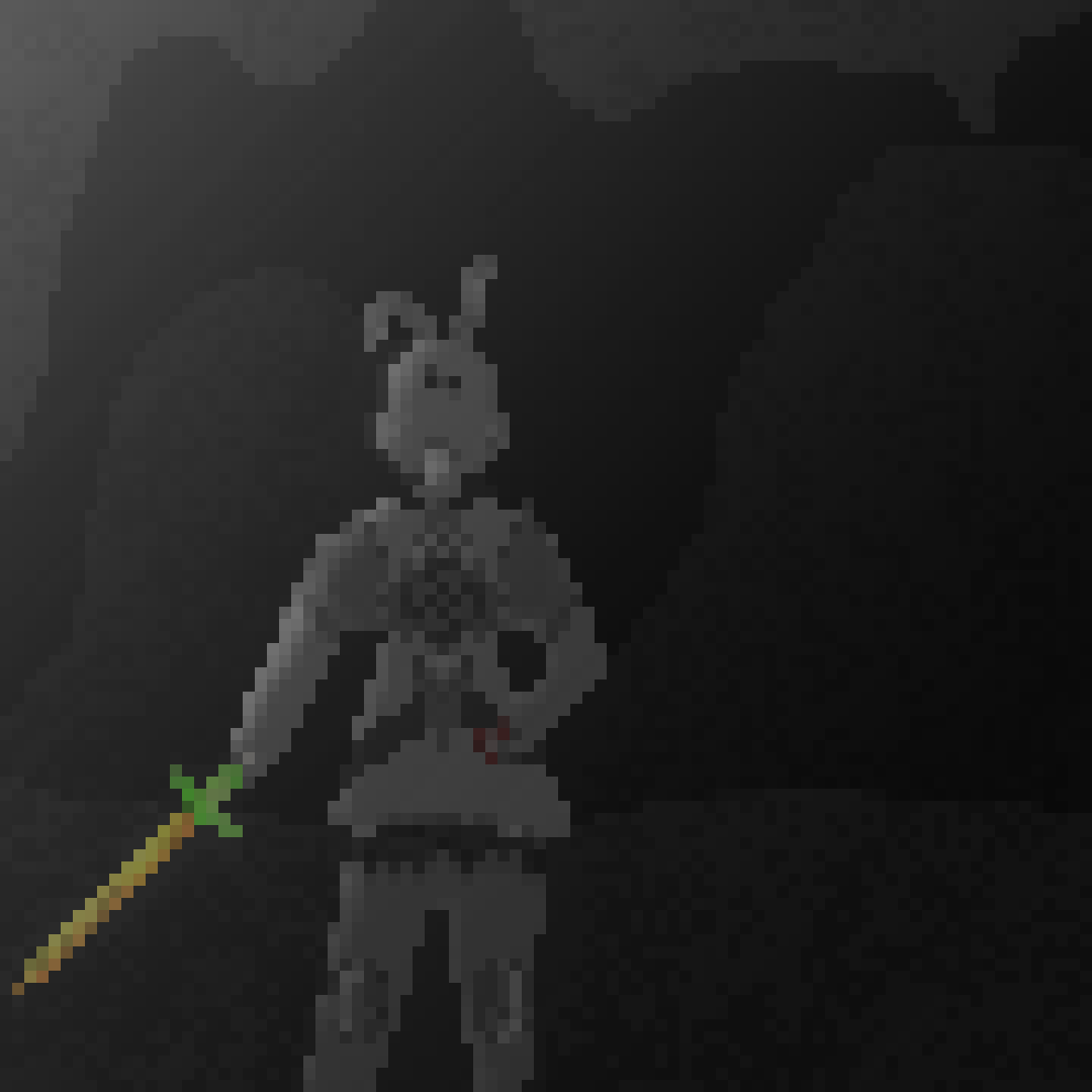 Pixilart - Knight Rabbit by mehmetM