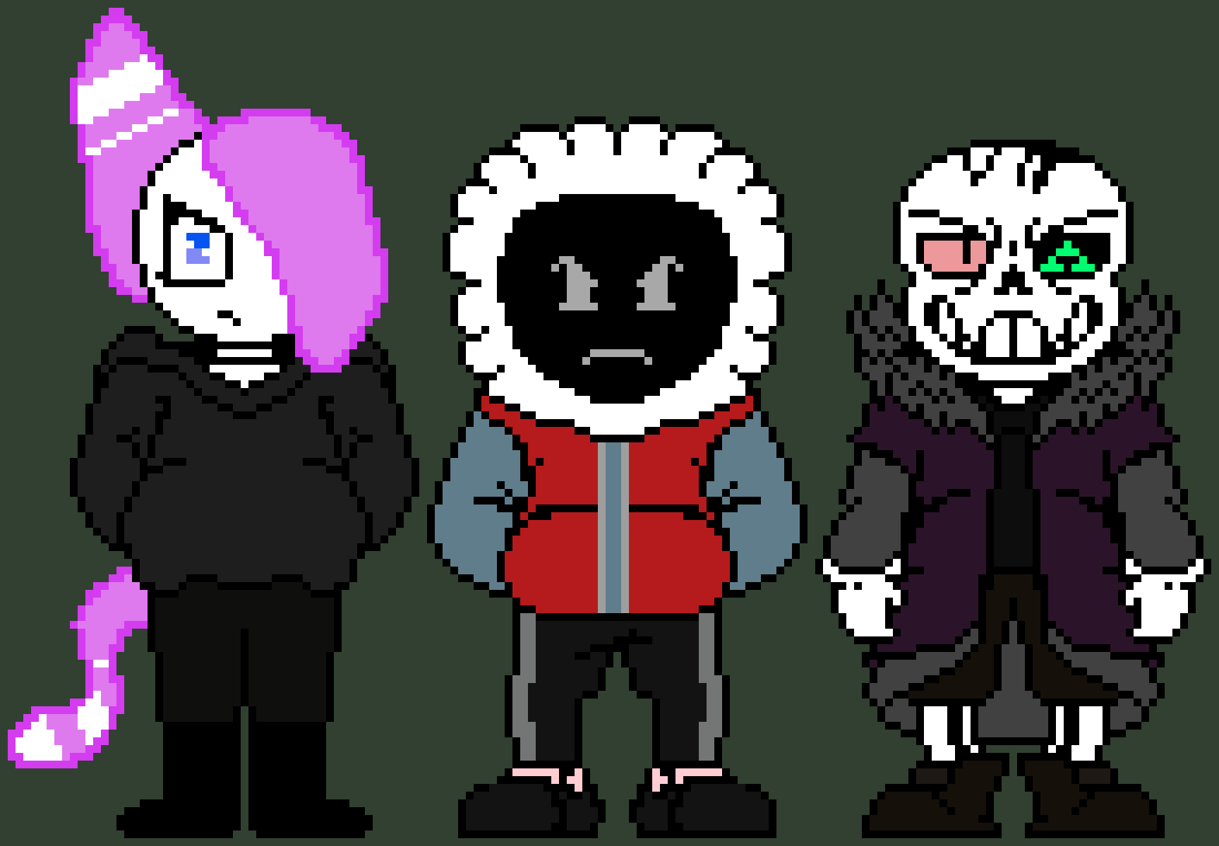 Pixilart - Difference Time Trio by Stratosfear