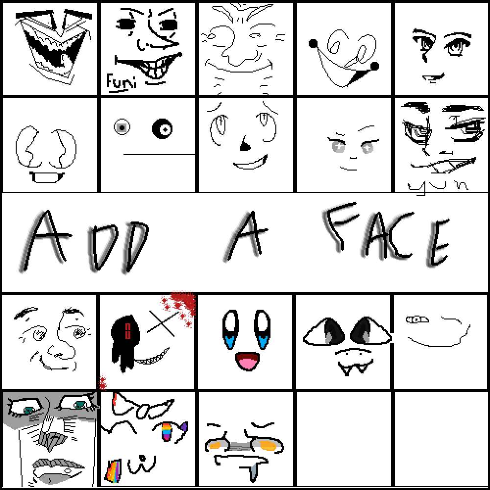 Editing Draw your face >D Free online pixel art drawing tool Pixilart