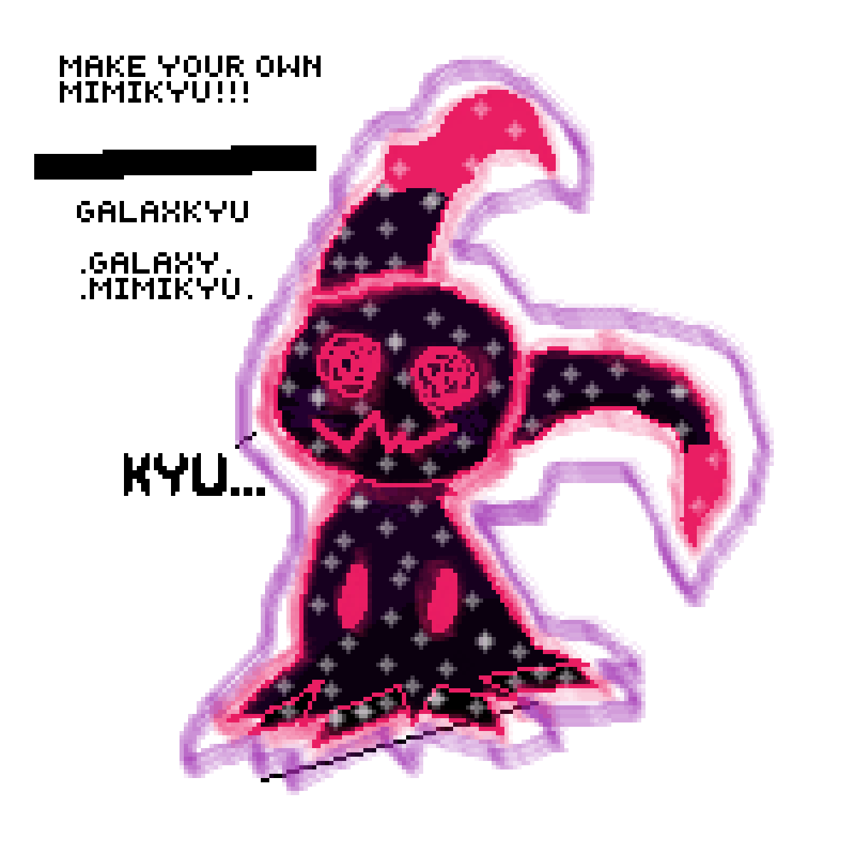 Editing Draw your own mimikyu D Free online pixel art drawing tool Pixilart