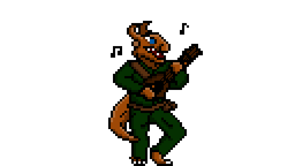 Editing Dragonborn bard - Free online pixel art drawing tool - Pixilart