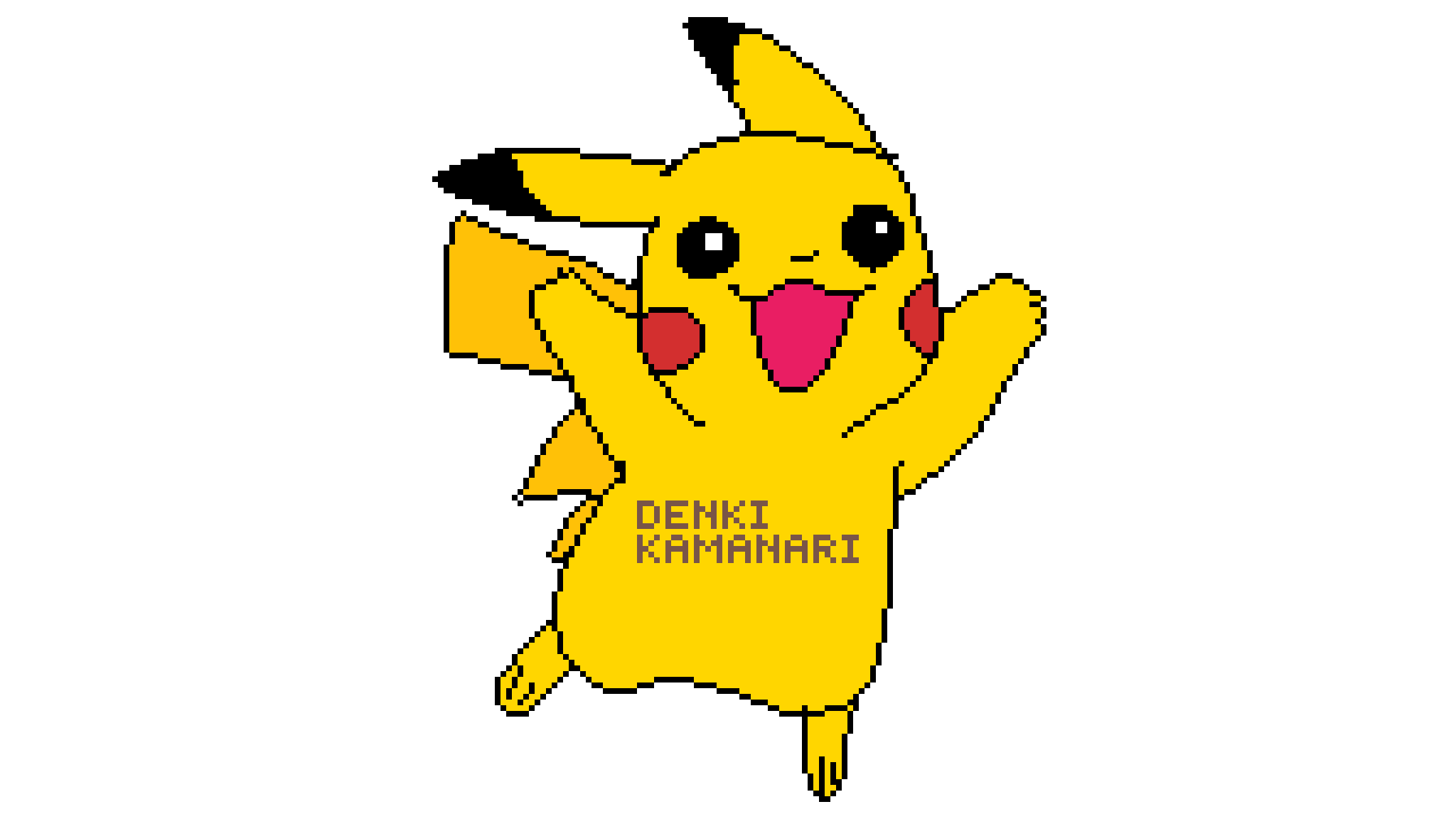 Pixilart - pika pika by DenkiKaminari1