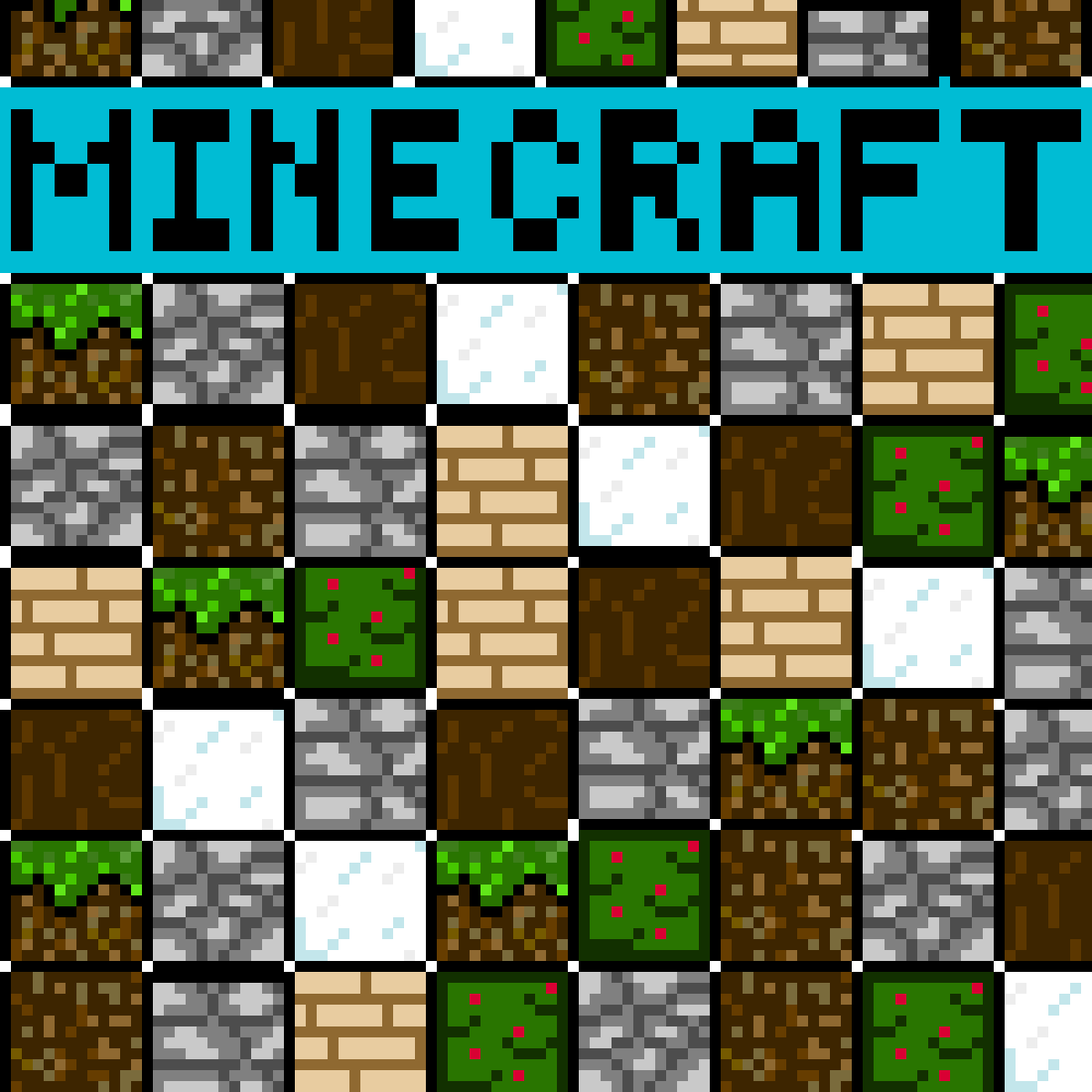 Pixilart Minecraft Title Screen By