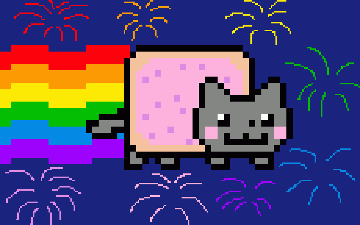 Pixilart - Nyan cat by 342289428