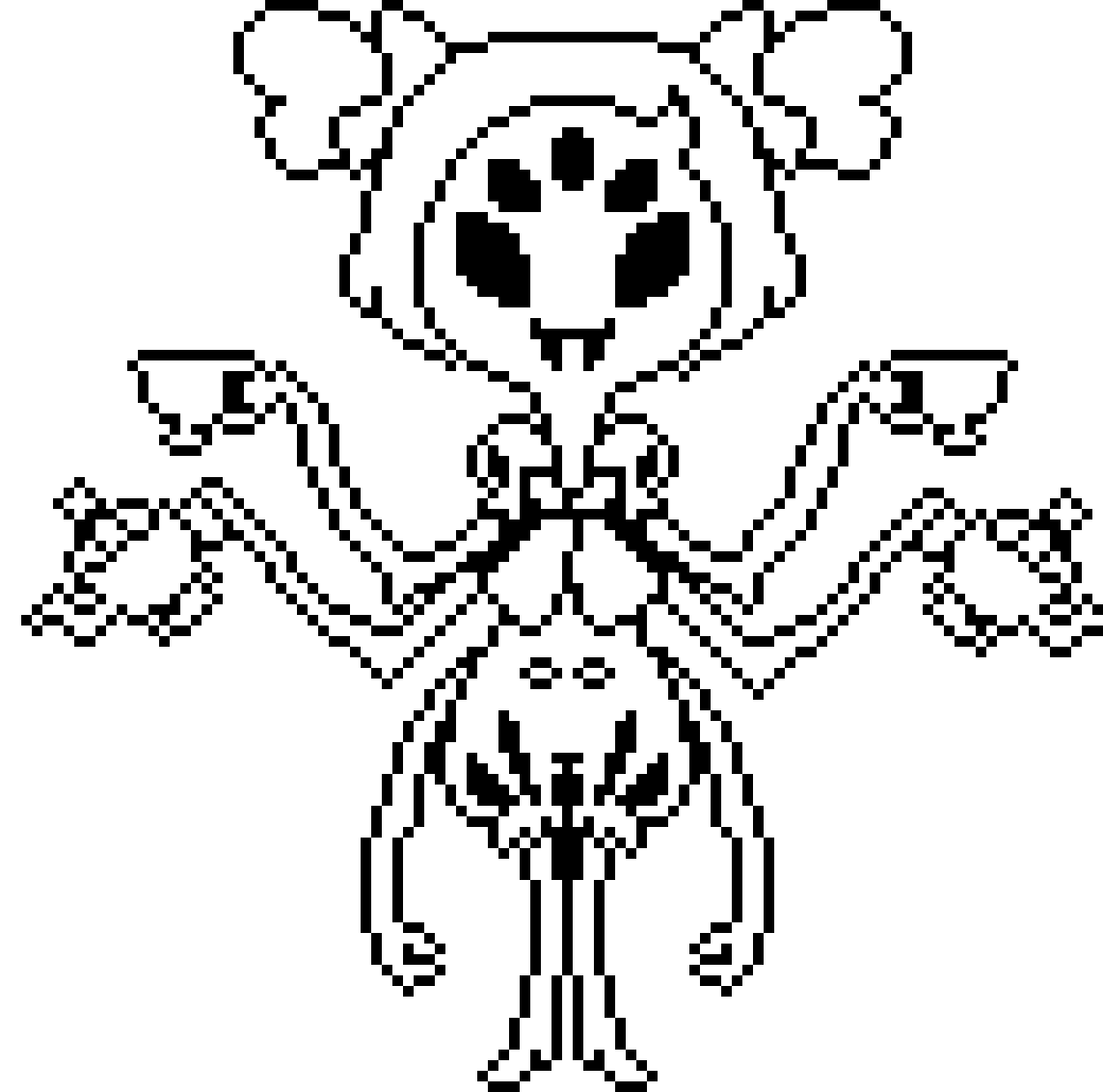 Pixilart Undertale Sprite Bases! by UndertaleFreak
