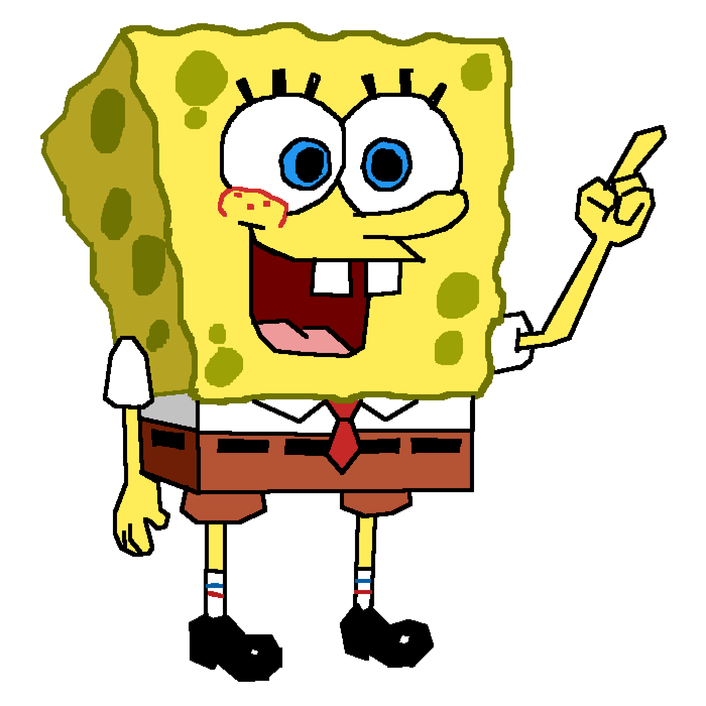 Pixilart - Spongebob by AnishPixilart