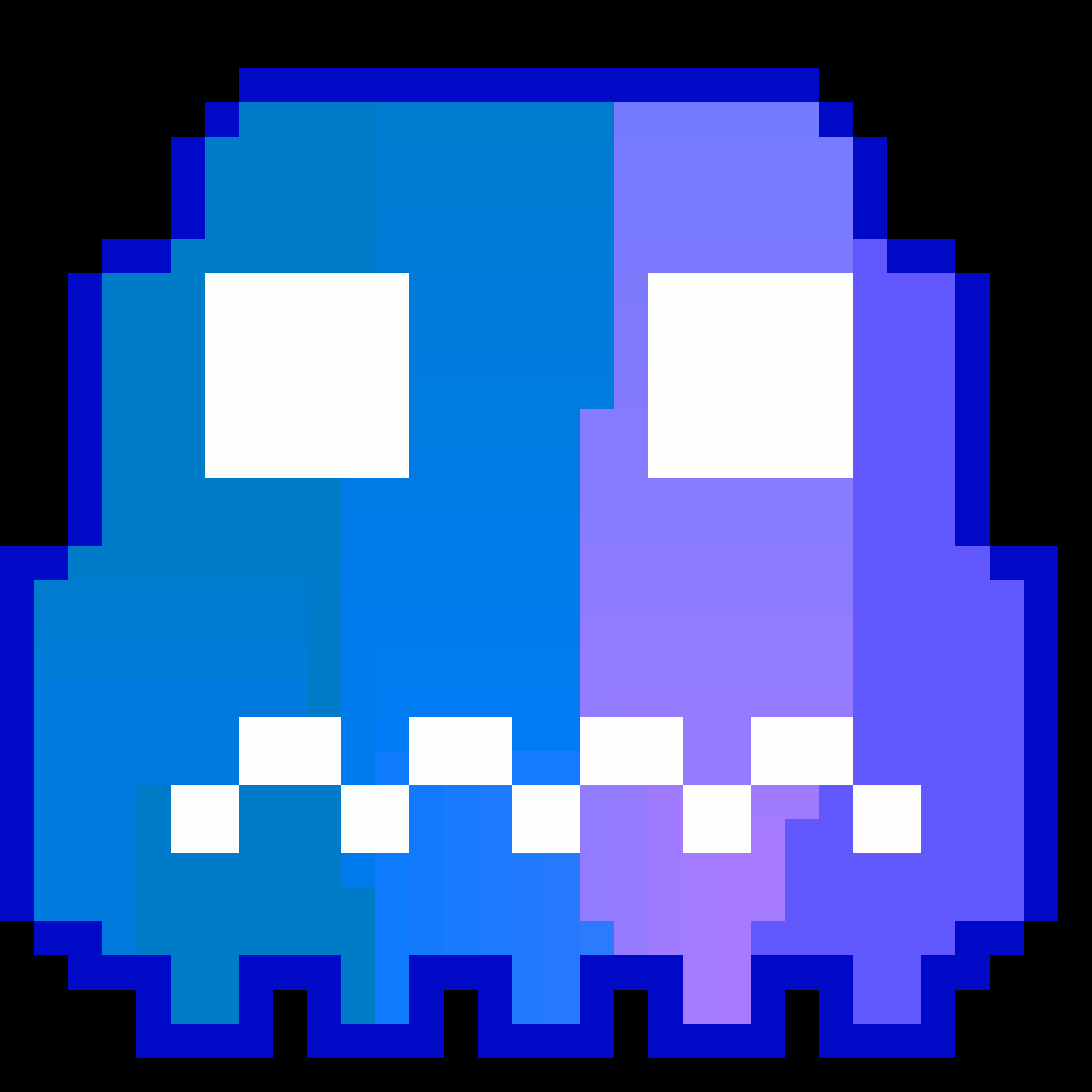 Pacman Ghosts Blue Pacman Ghosts Blue